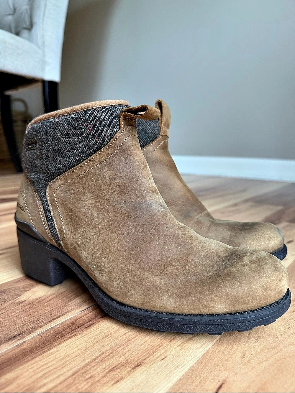 Merrell Waterproof Ankle Boots Brown & Blue US 7.5